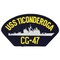 U.S. Navy USS Ticonderoga CG-47 Patch 2 1/4&#x22; x 4&#x22;